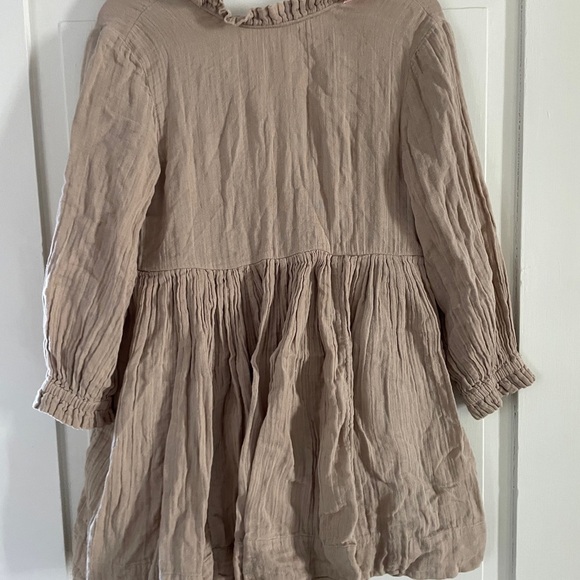 Free People Tan Gauzy Mini Dress - Picture 14 of 14